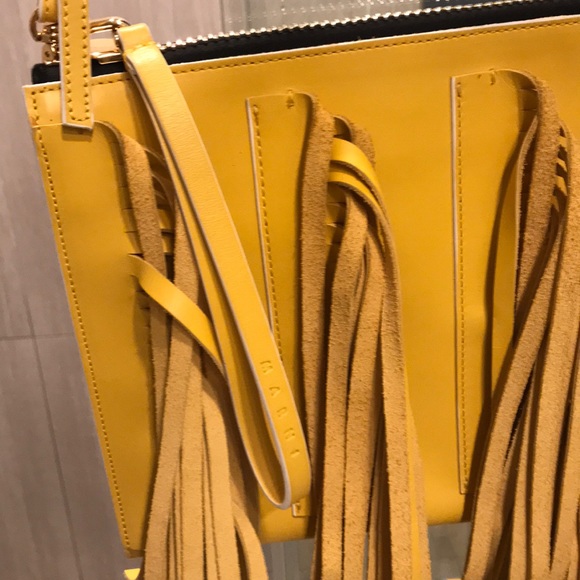 Marni Leather Fringe Crossbody Bag - Picture 6 of 6
